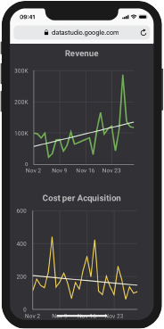 Looker Studio data reporting