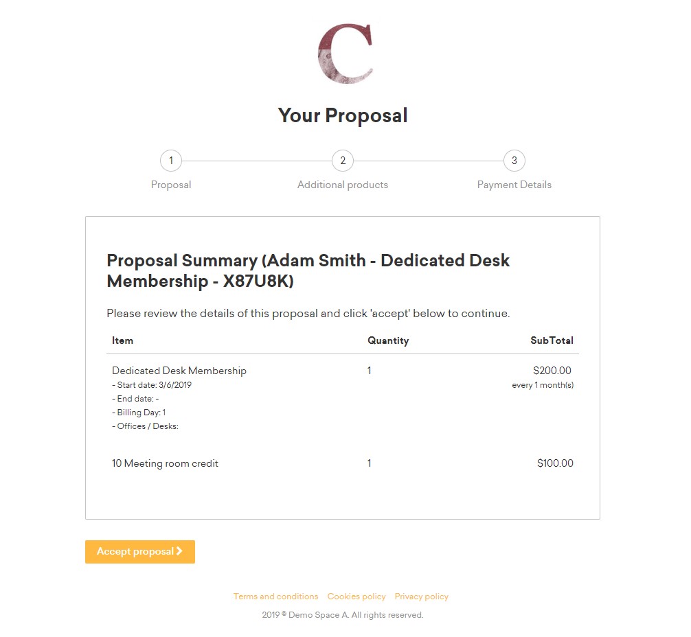 nexudus app proposal