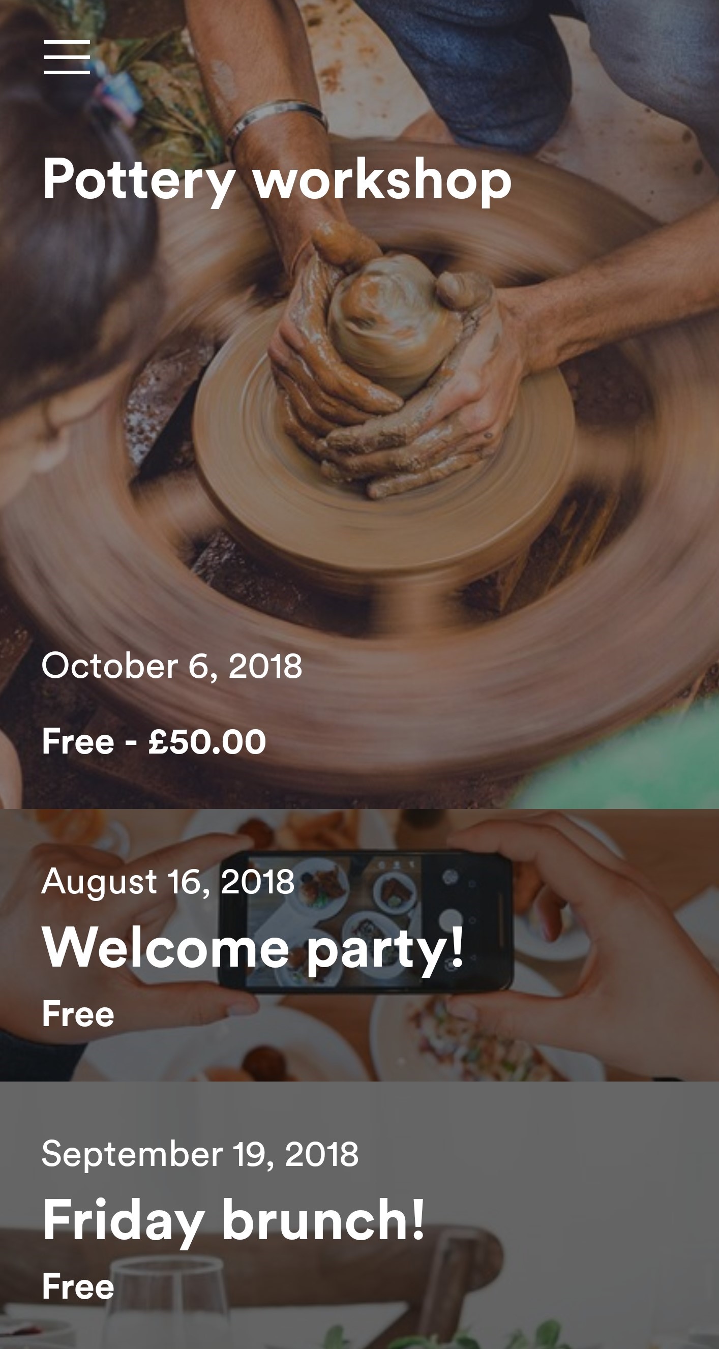 nexudus events