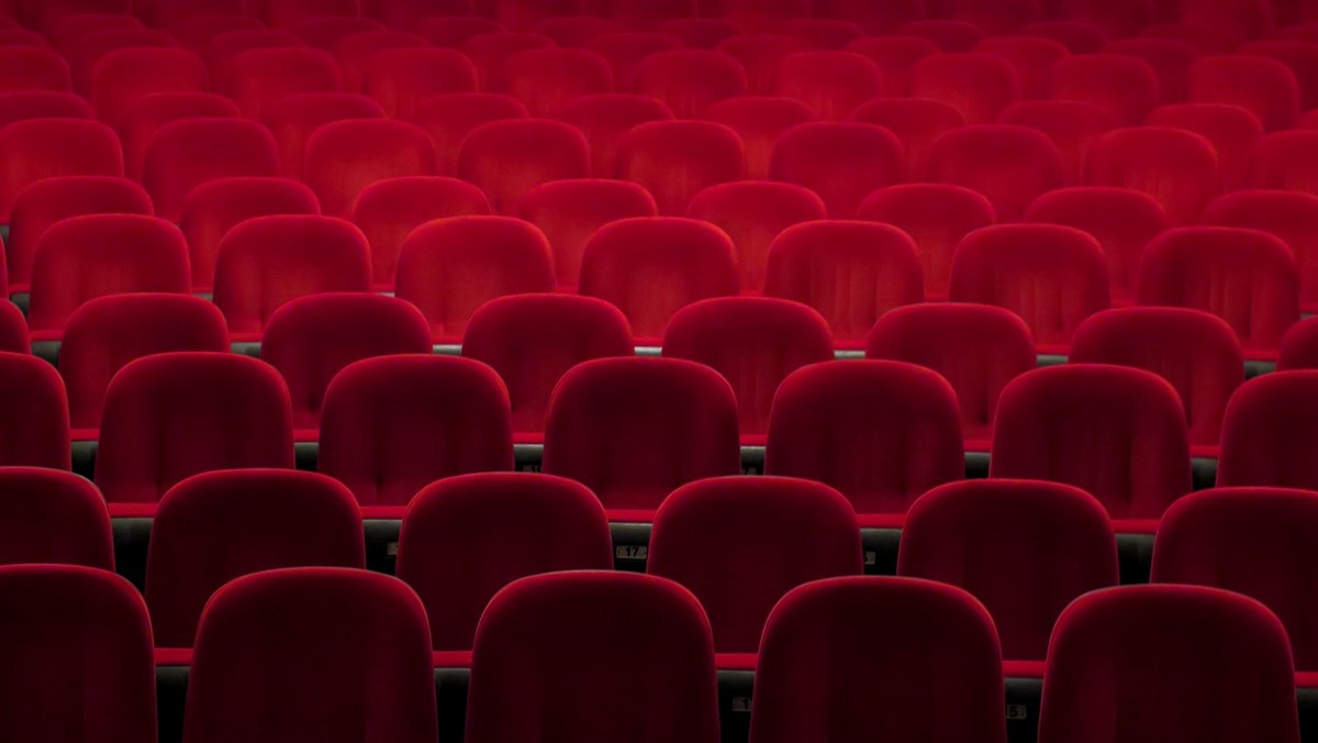 red seats in an empty theater