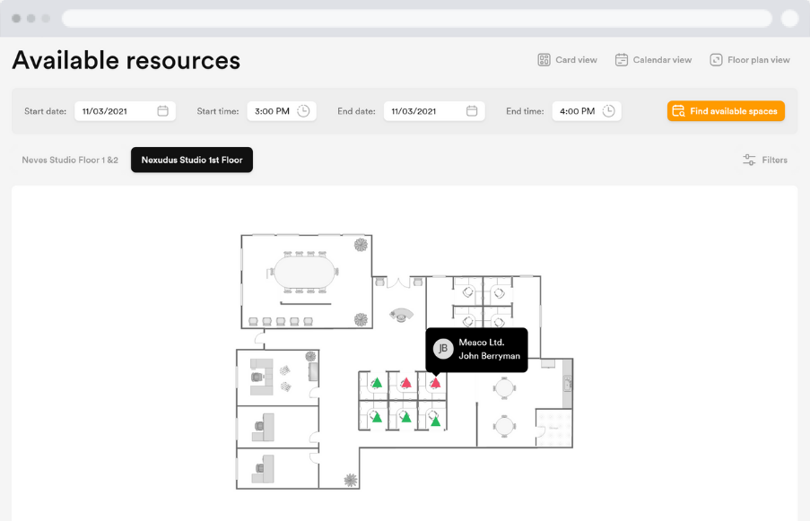 nexudus app screenshot