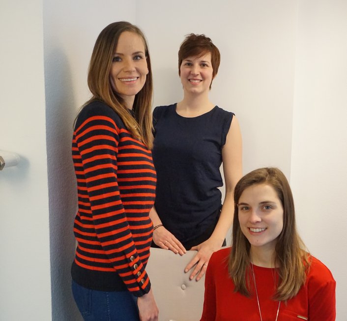 Co-founders of The Village Coworking, Switzerland - Megan, Jelissa and Nuria.