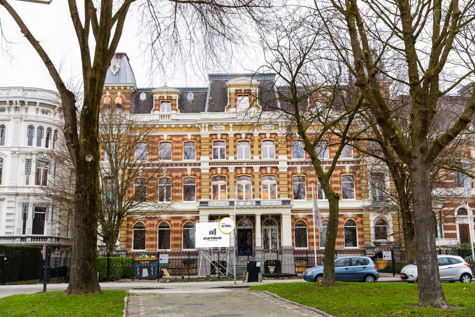 a coworking building from the outside