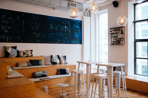 an empty coworking space