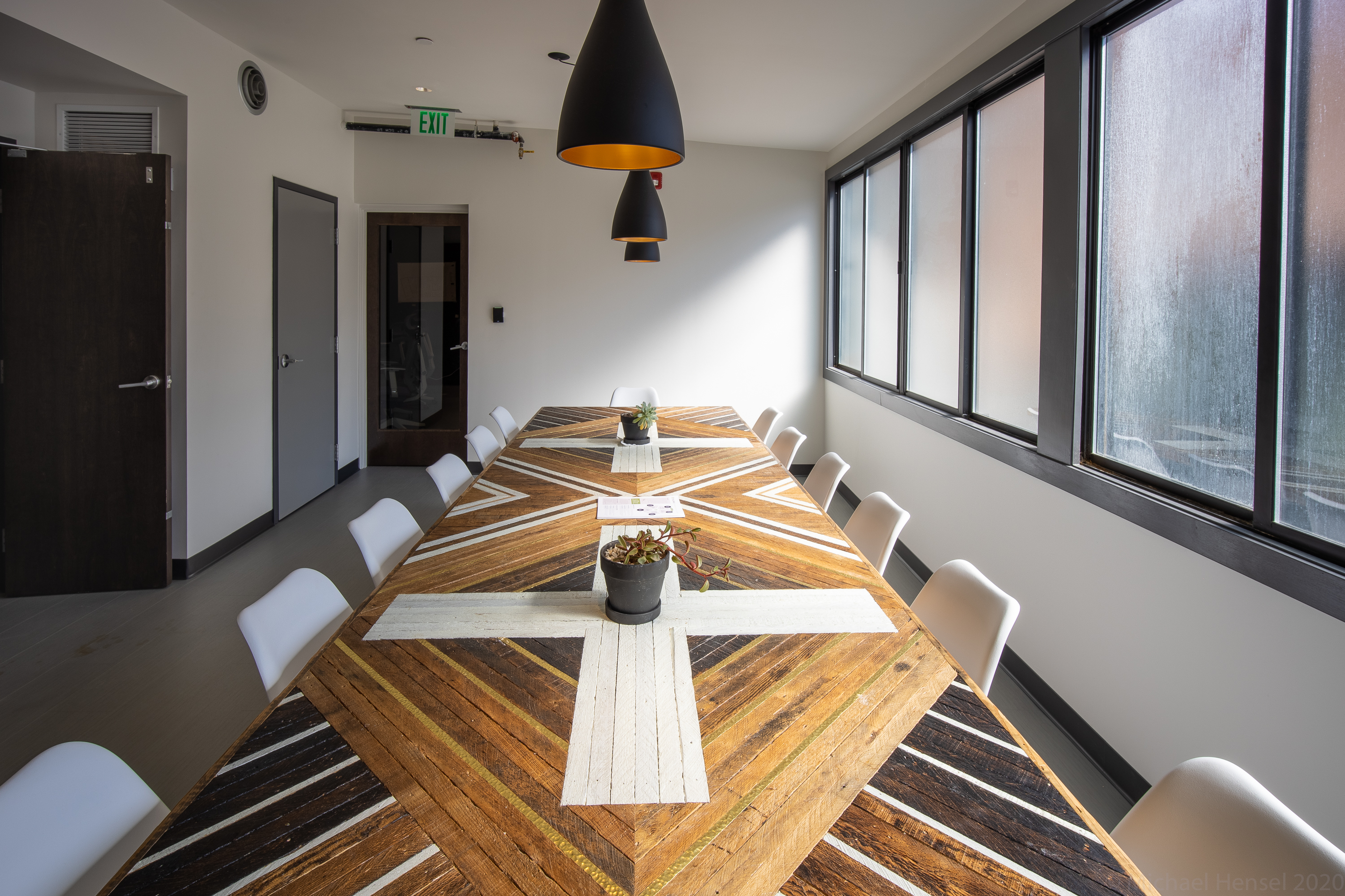 an empty conference room