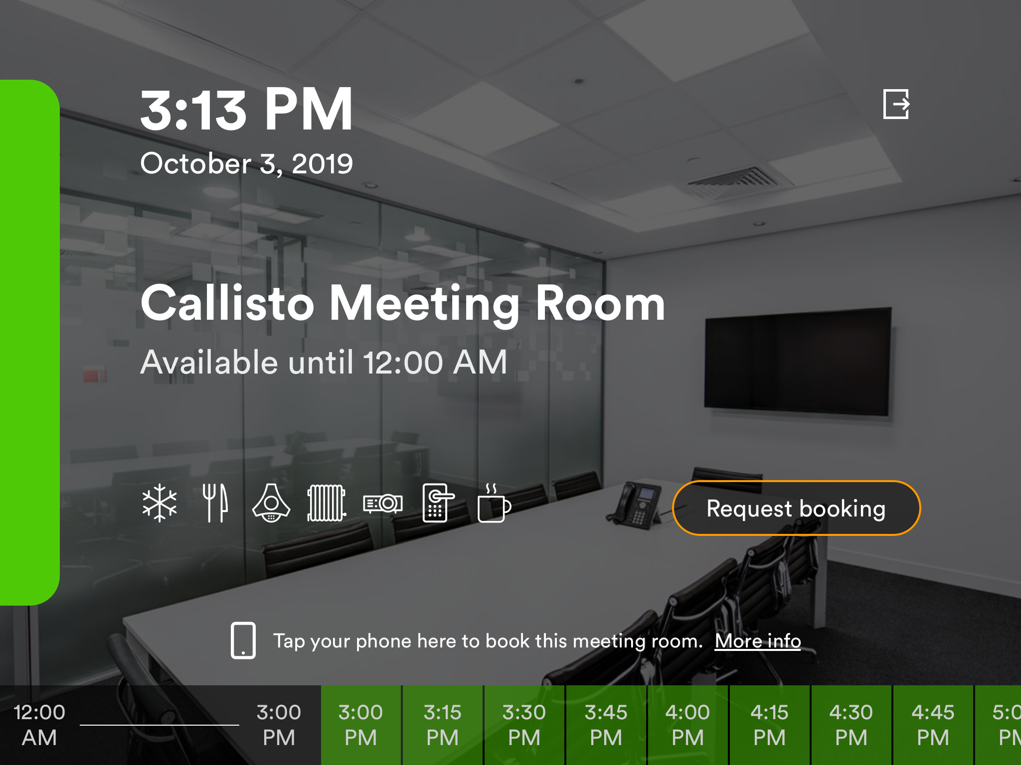 NexDelivery APP booking a meeting room