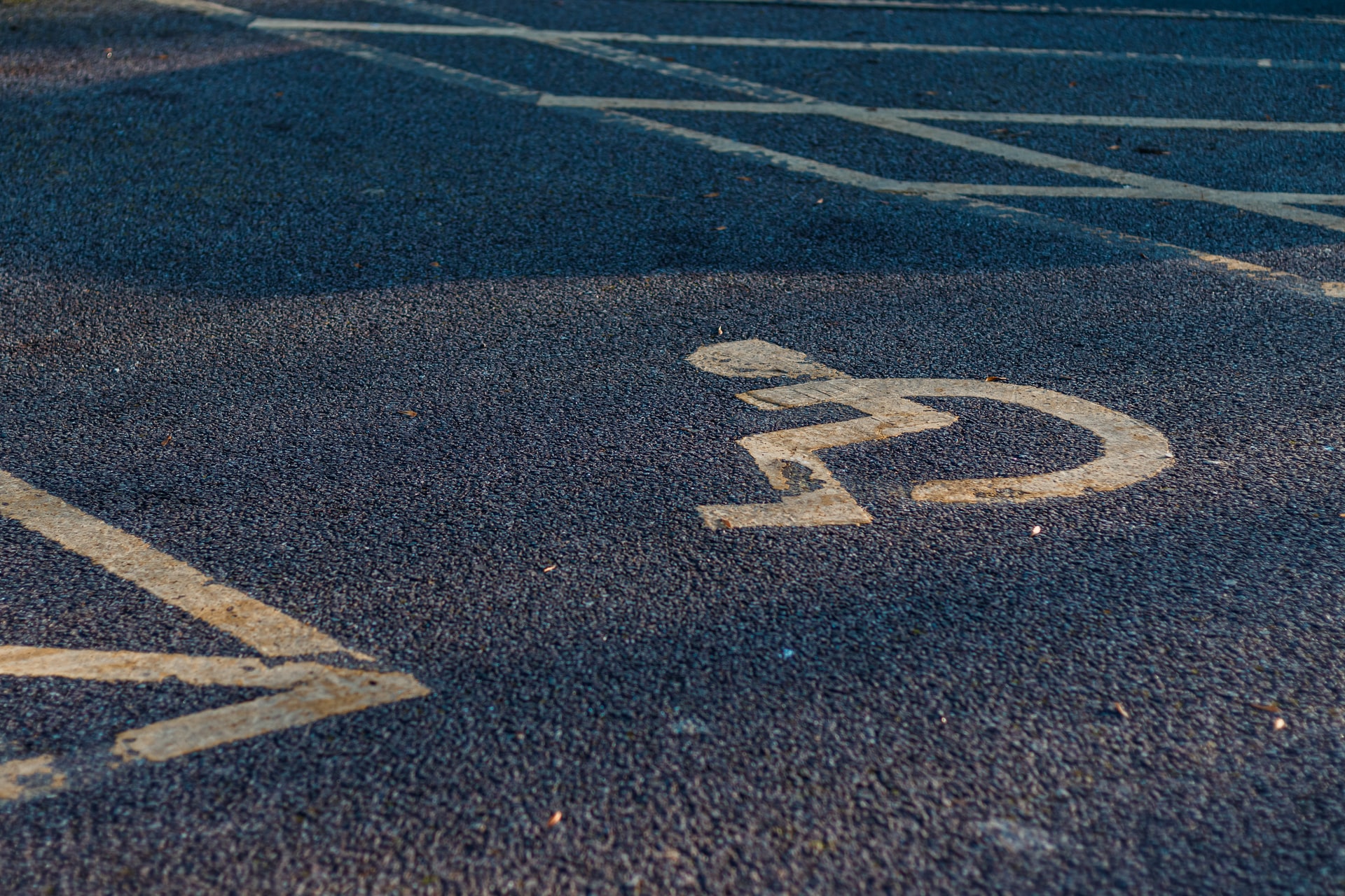 a parking spot for people with disabilities