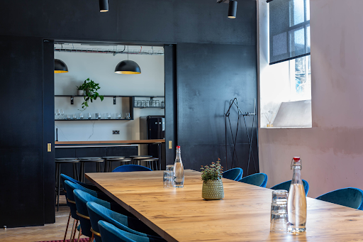 an empty conference room