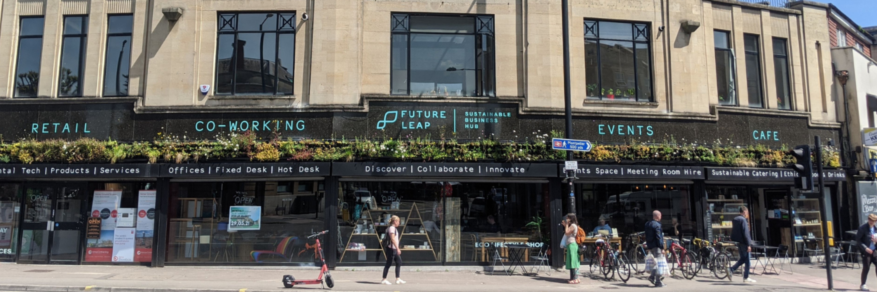 future leap coworking office from outside