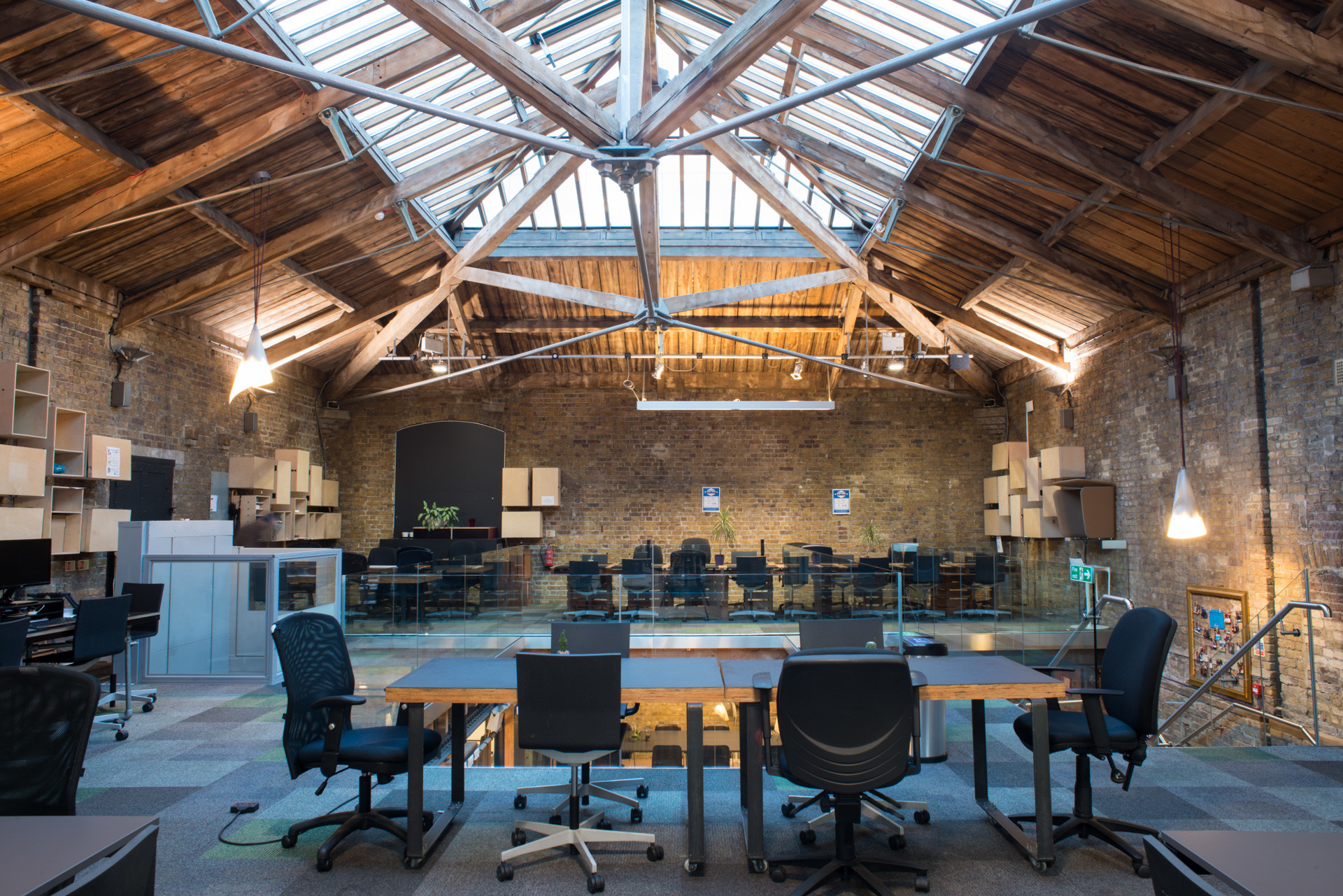 an open concept work space