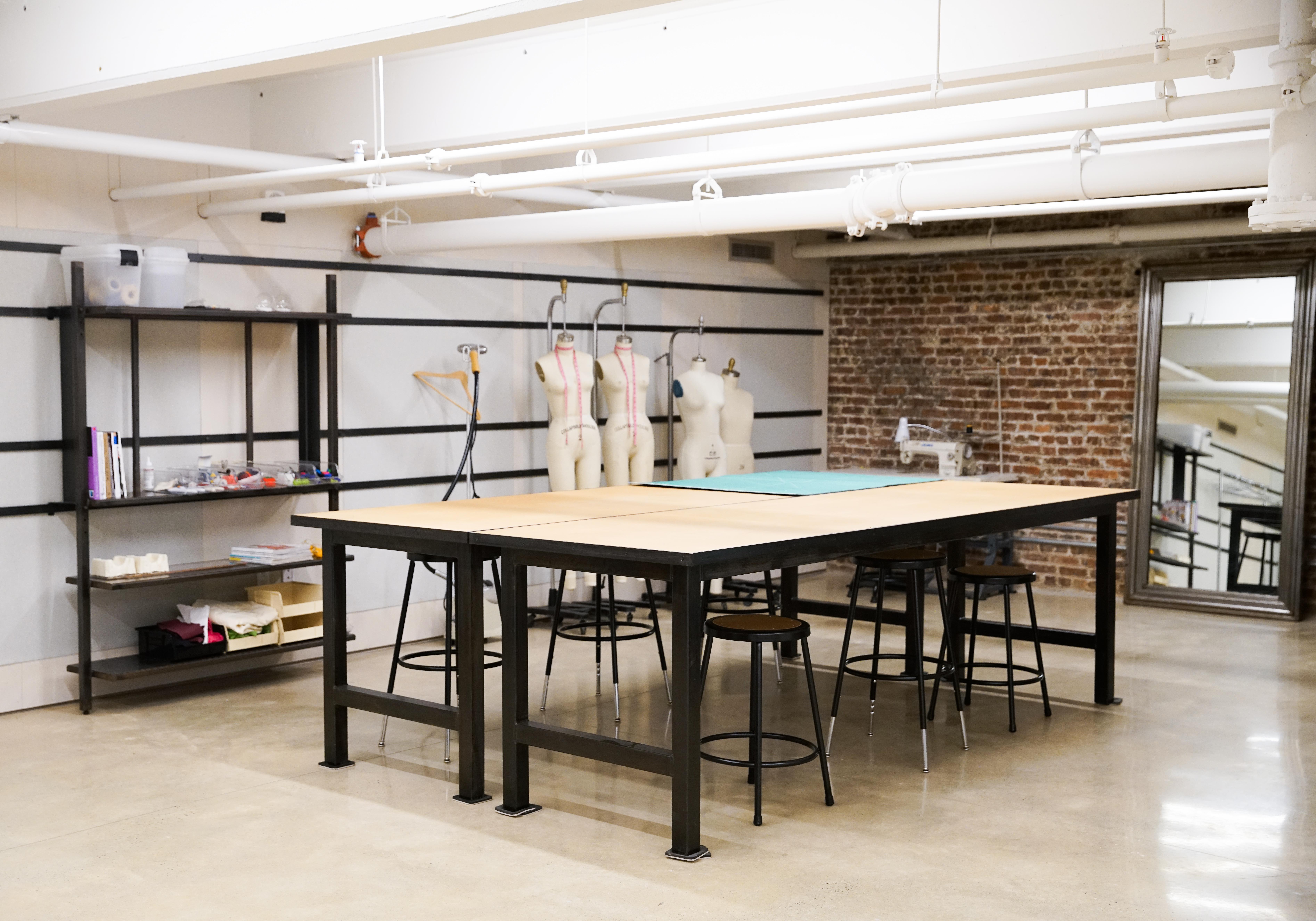 working space for sewing