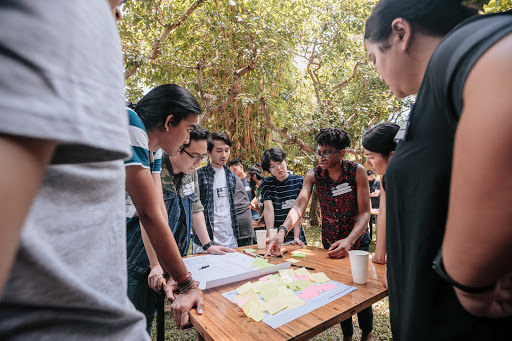 We engaged in exercises that focused on community building and development