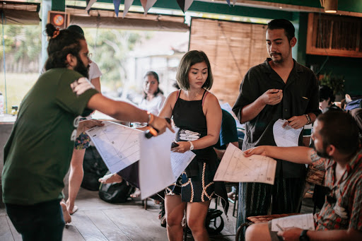 We engaged in exercises that focused on community building and development