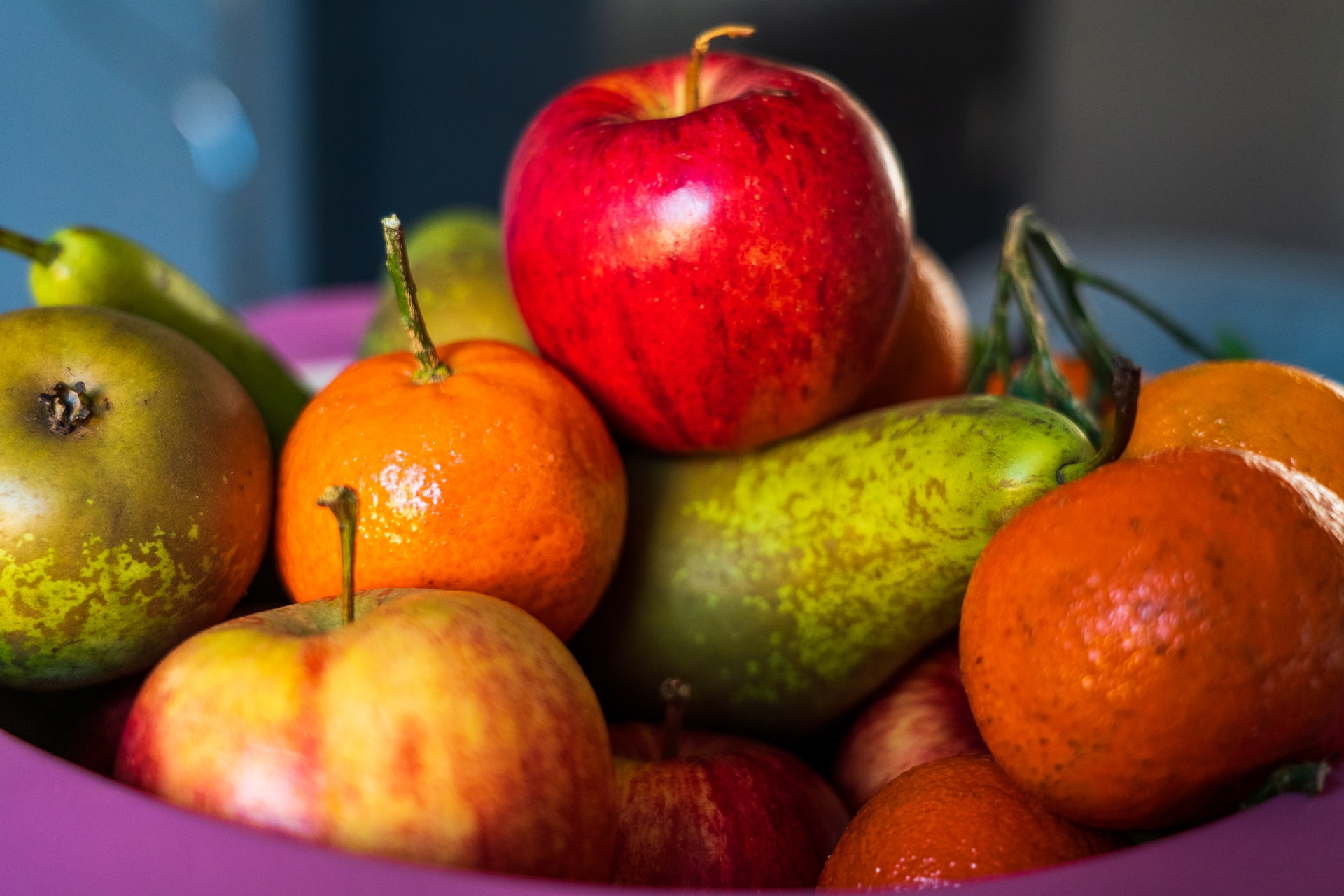 a basket full of fruits