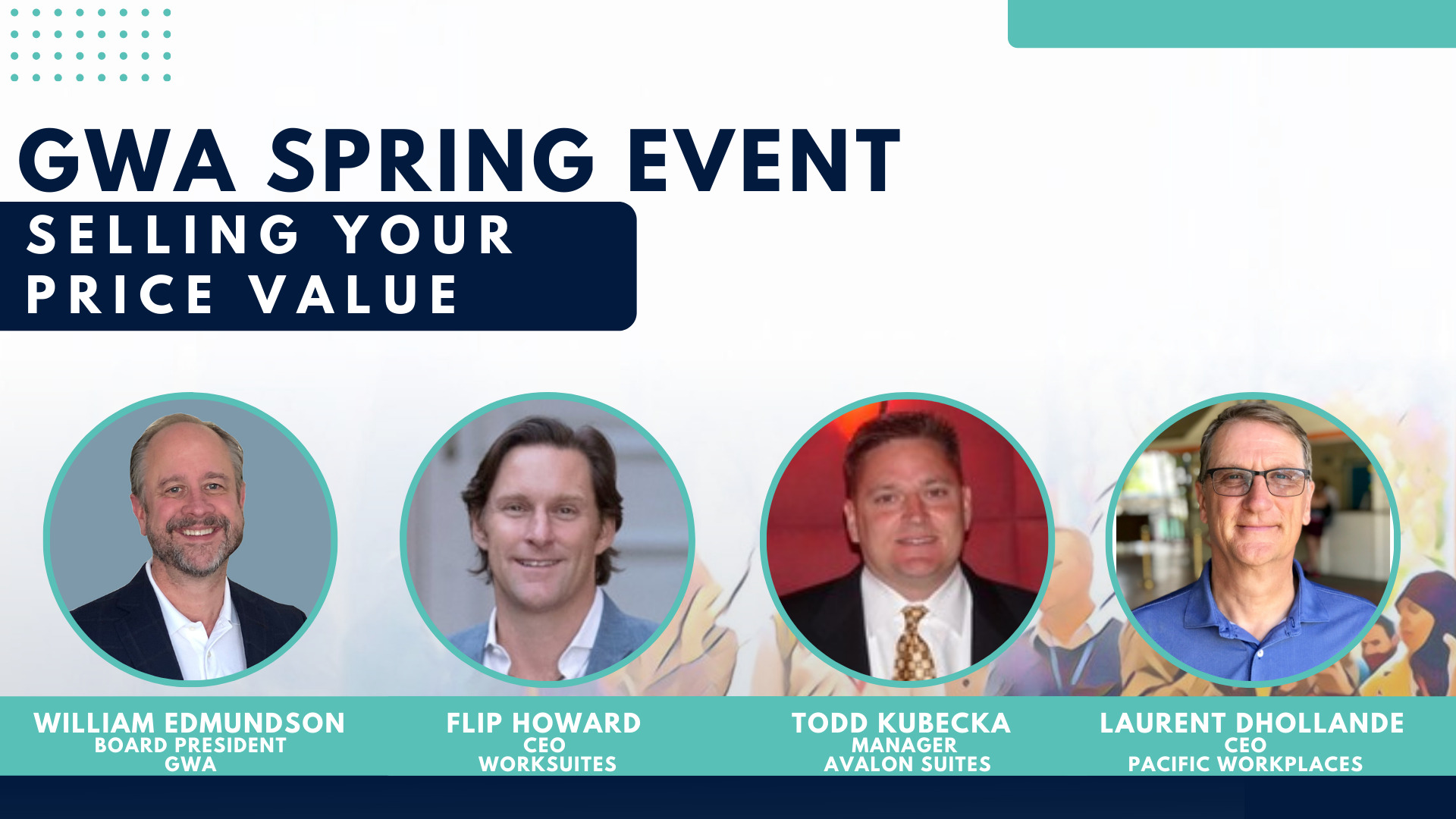 GWA Spring Event 2021 speakers