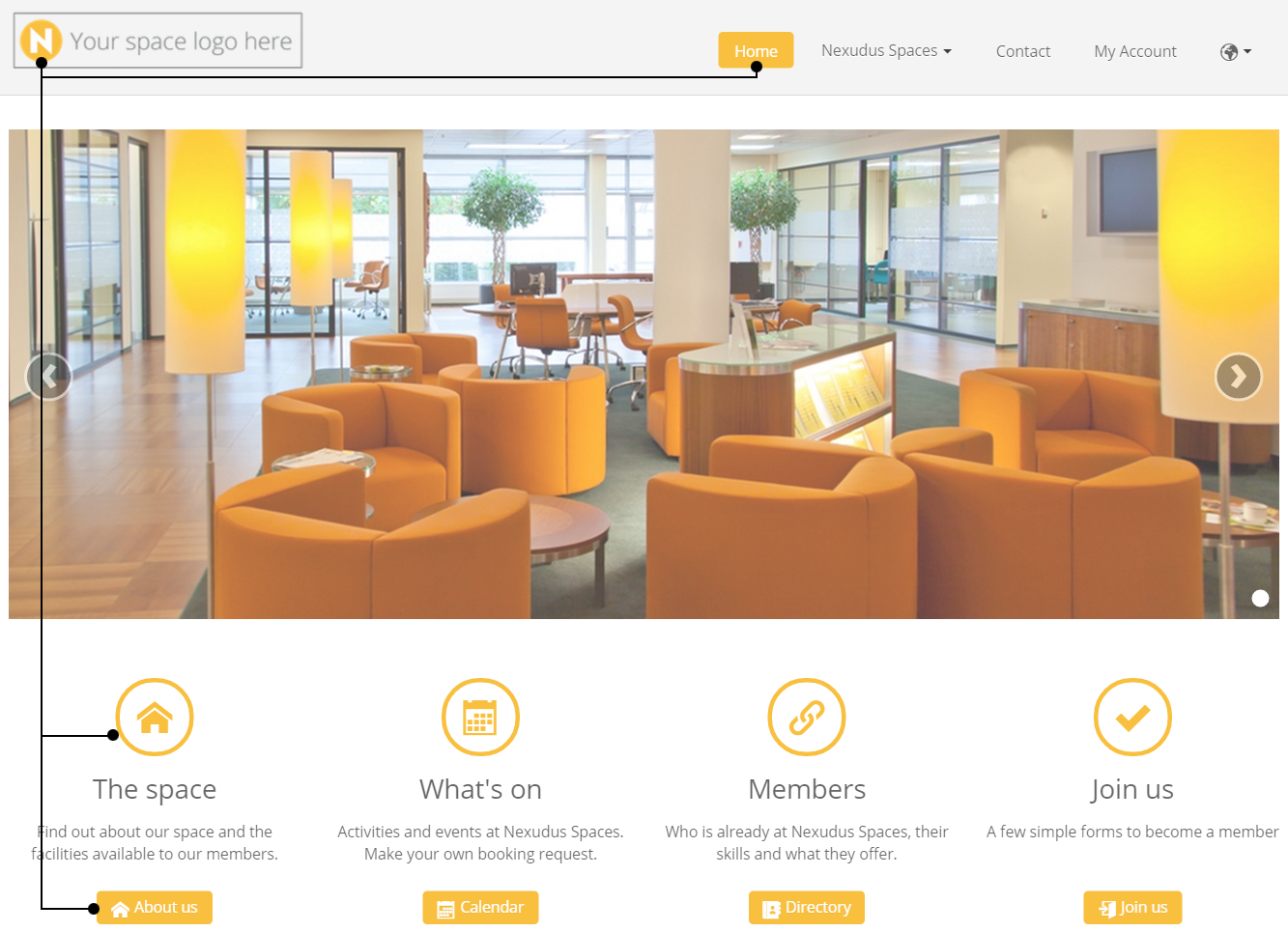 layout space website