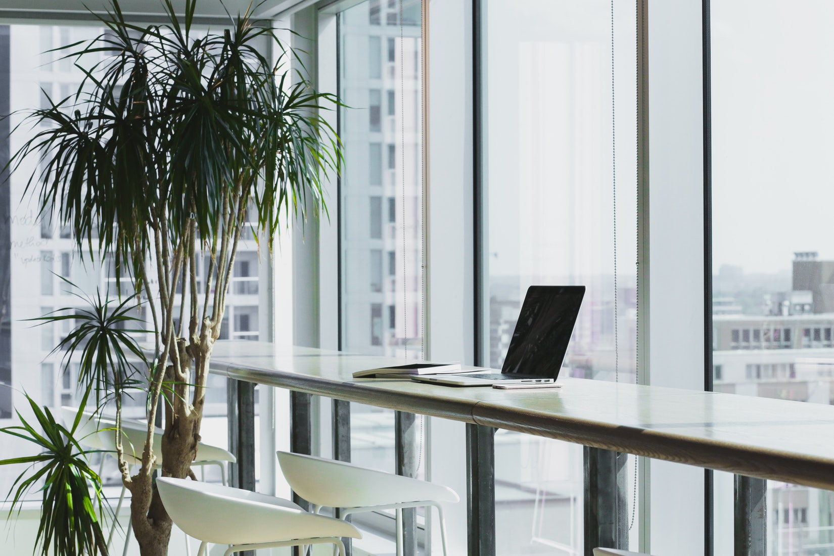 an empty coworking office