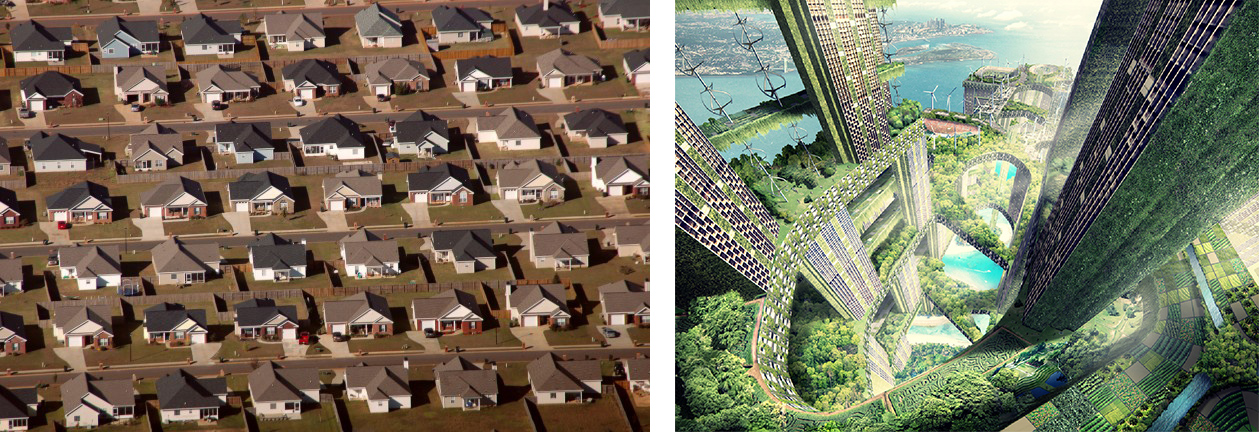 Basta, Mark Strozier (left) – Woha, Vertical cities Asia (right)