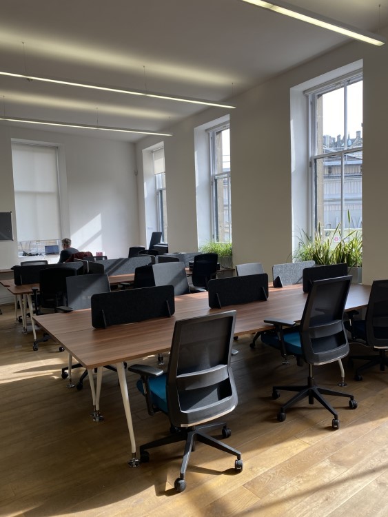 The Melting Pot empty coworking offices