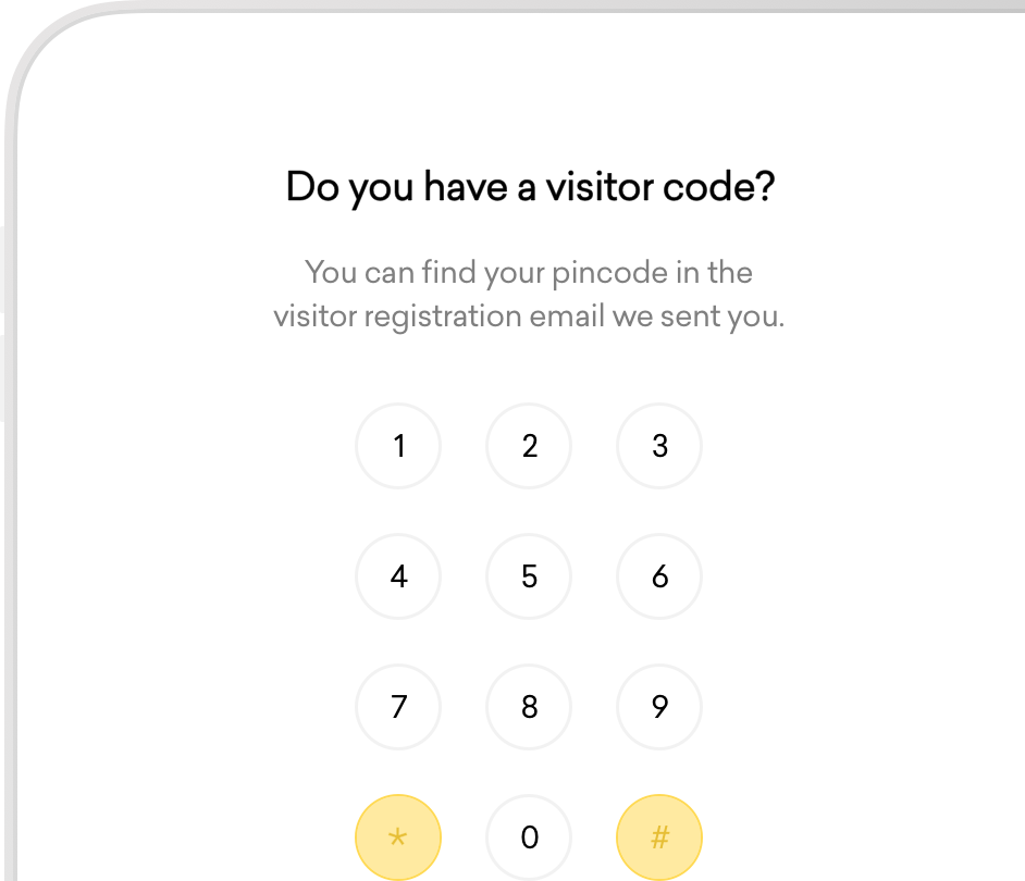 NexIO - do you have a visitor code