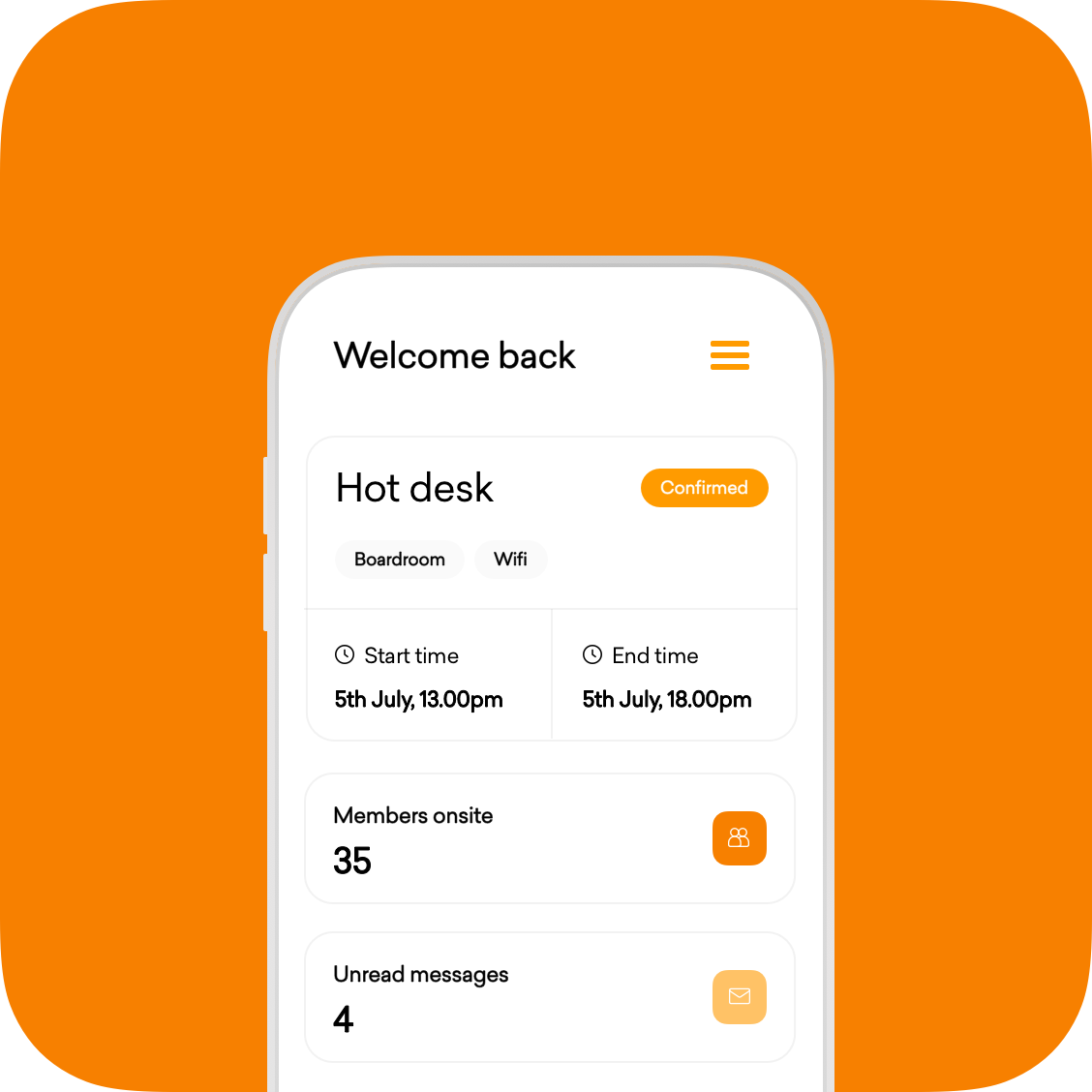 For tenants and members - welcome back