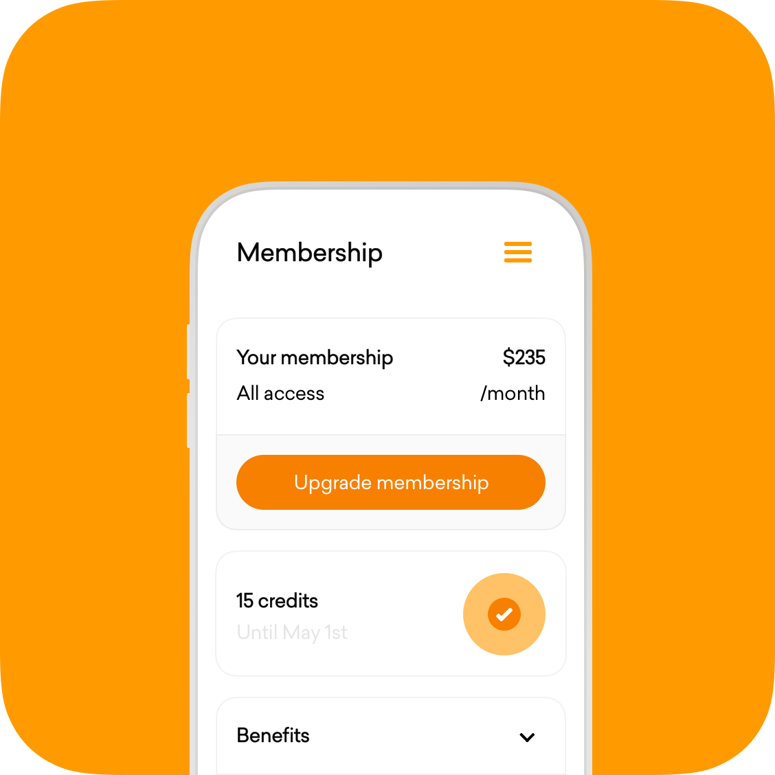 For tenants and members - membership