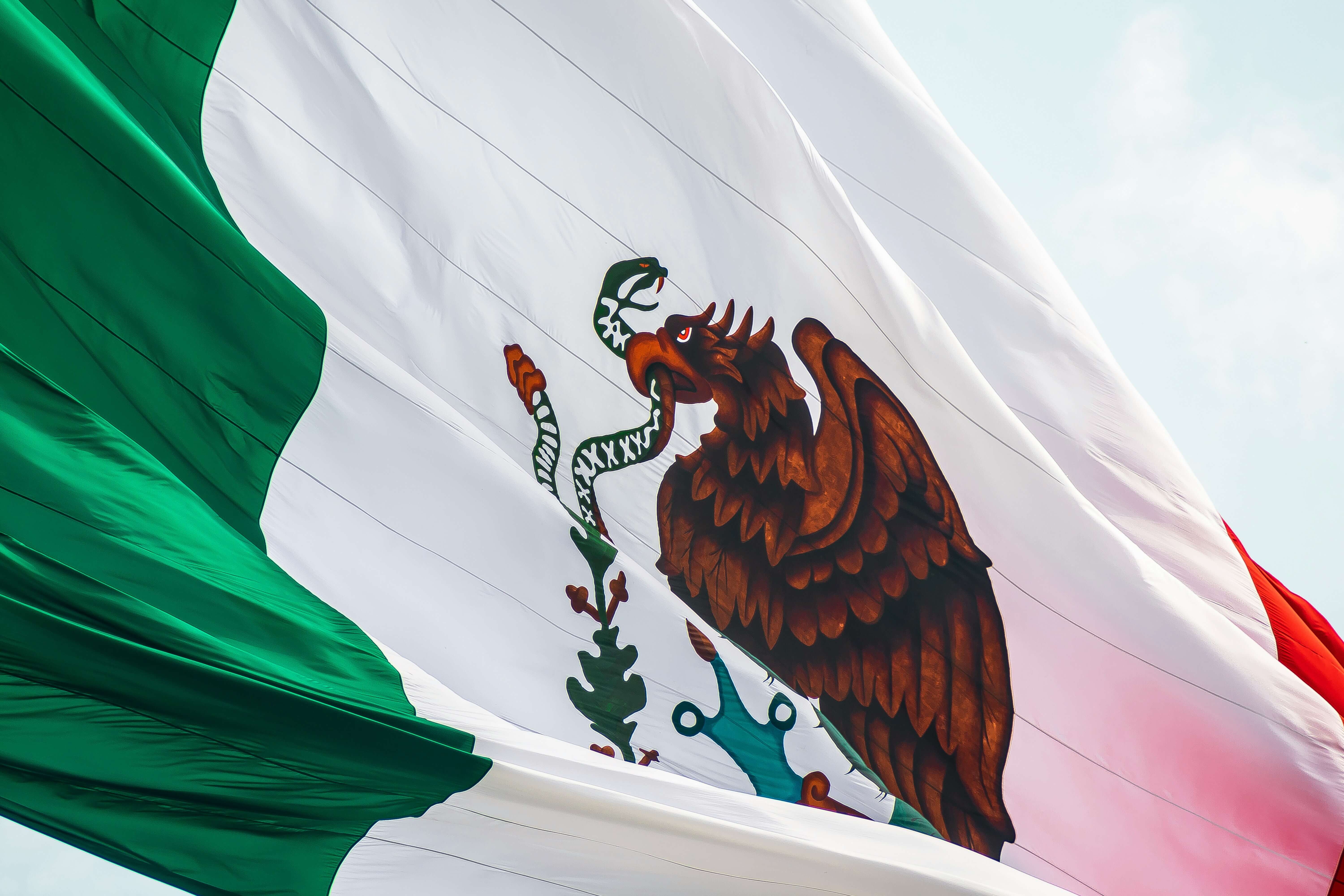 A Mexican flag