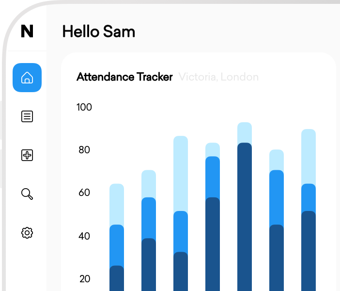 nexudus attendance tracker