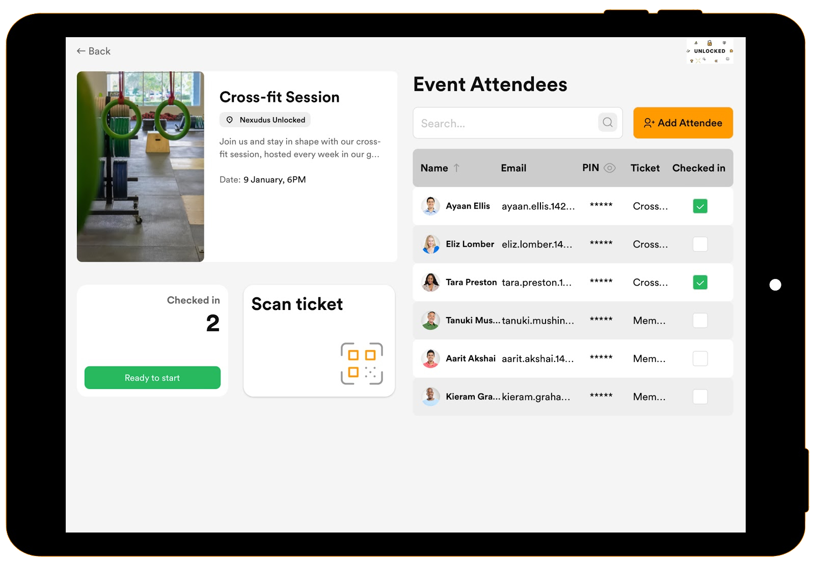 NexEvents hosted mode