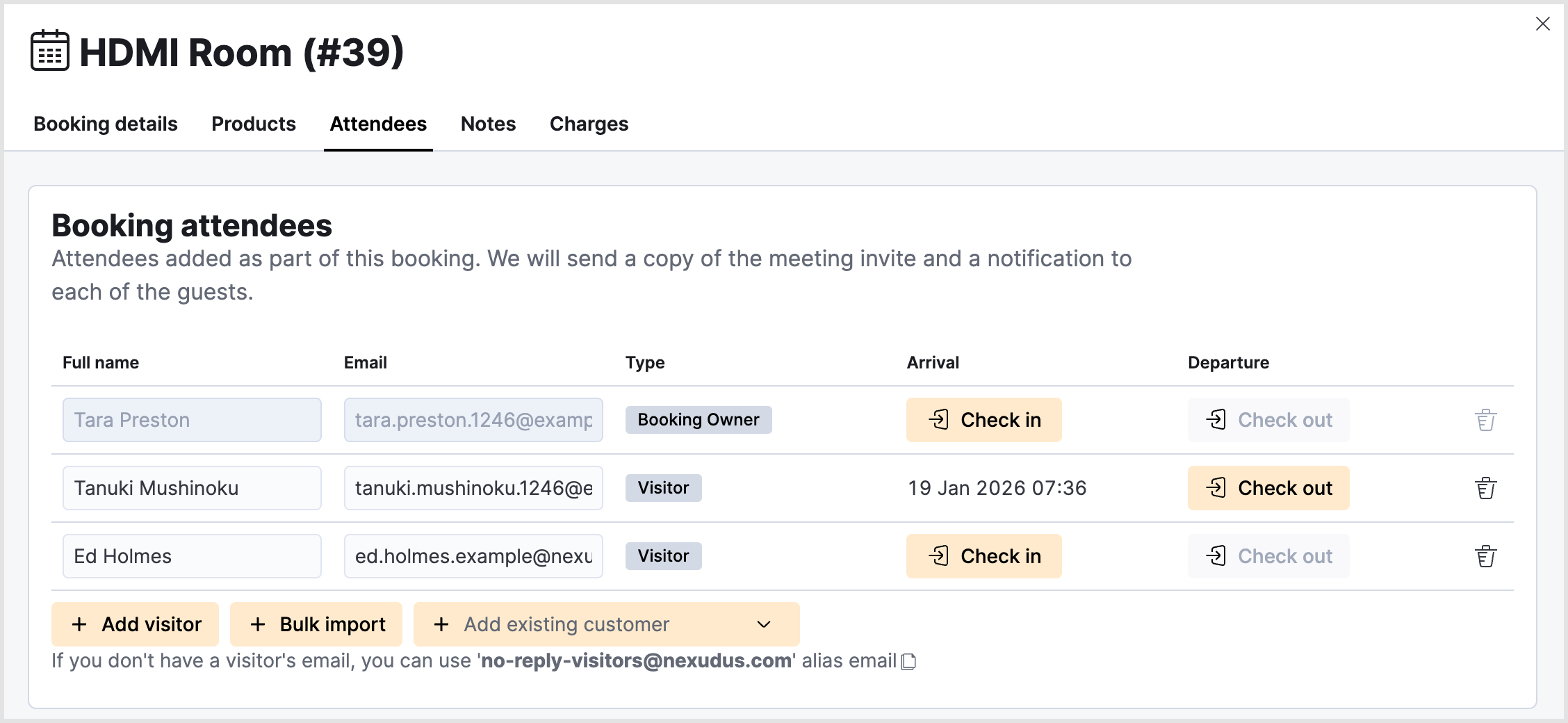 Booking_Attendee