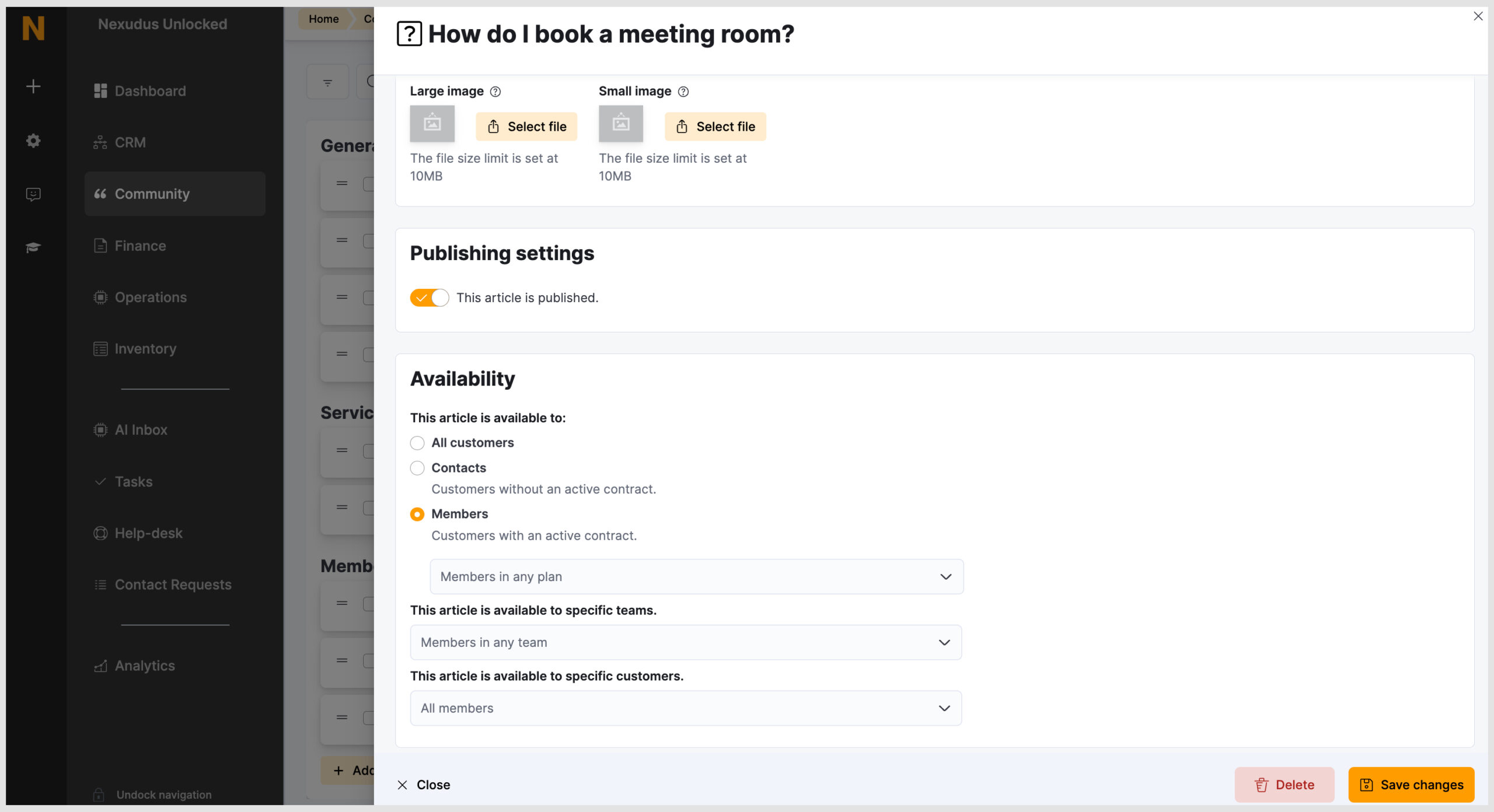Customer or Member visibility restriction in admin panel